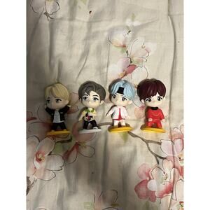 Official 2025 McDonald’s TinyTan BTS Happy Meal Figures SET OF 4